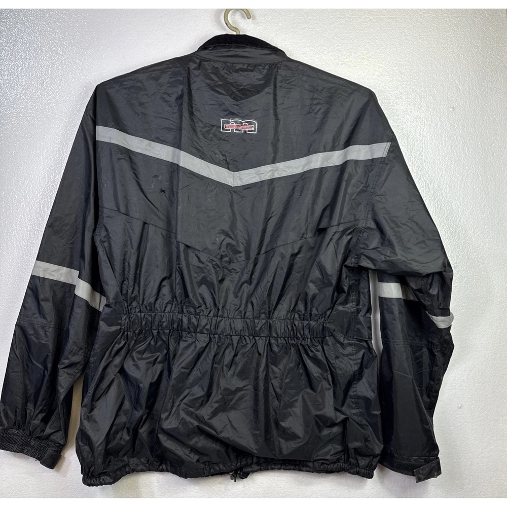 Motoboss Motorcycle Riding Jacket Mens 5XL Reflective Adjustable Waterproof - Picture 8 of 12